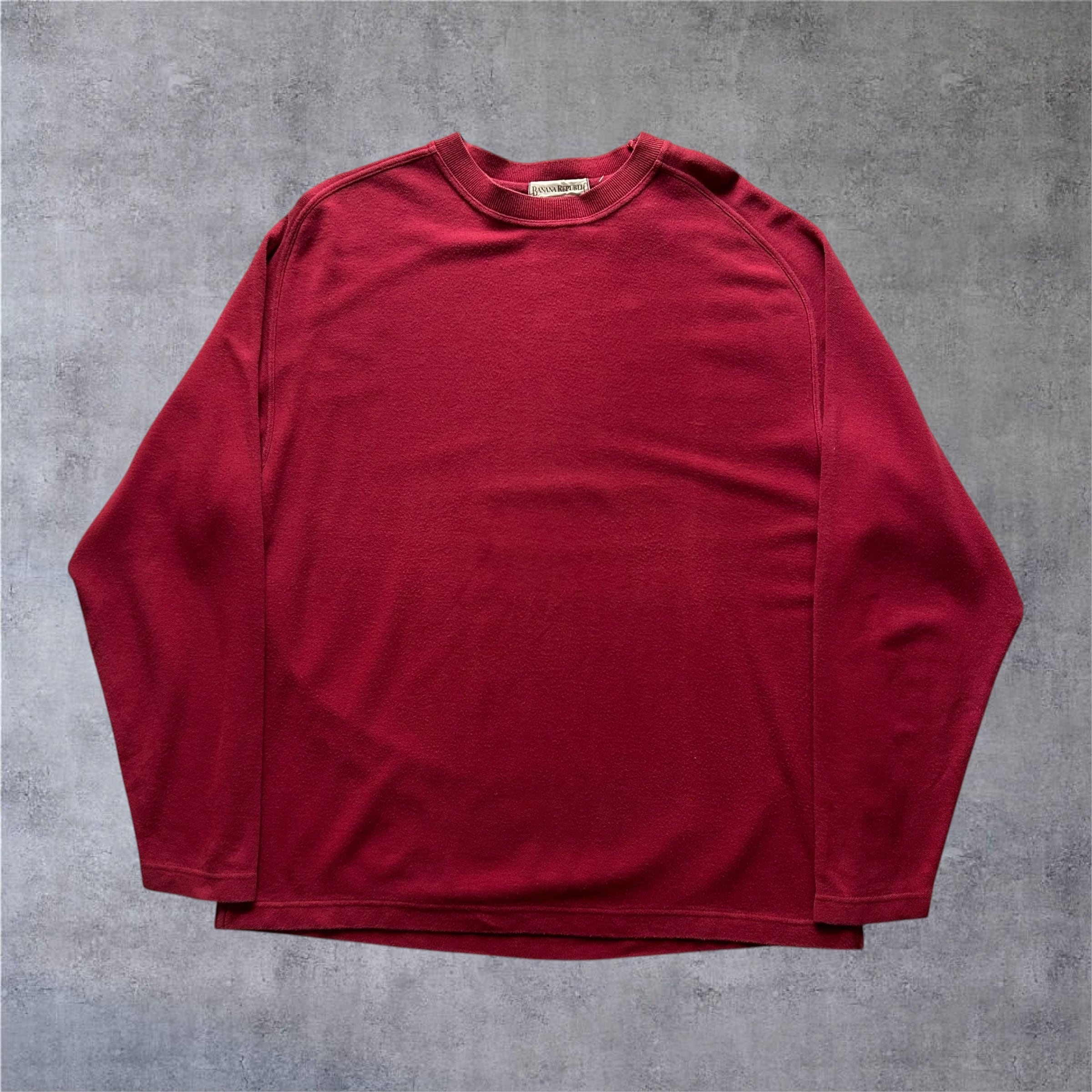 1990s Banana Republic "鹿の子" L/S T-shirt【高円寺店】