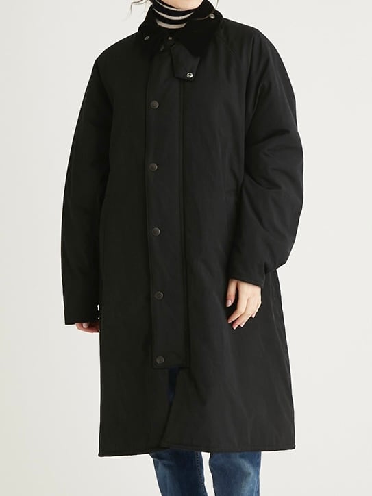 Barbour(ﾊﾞﾌﾞｱｰ) - EXMOOR MIDDLE LENGTH COAT JAPAN SPECIAL/BLACK
