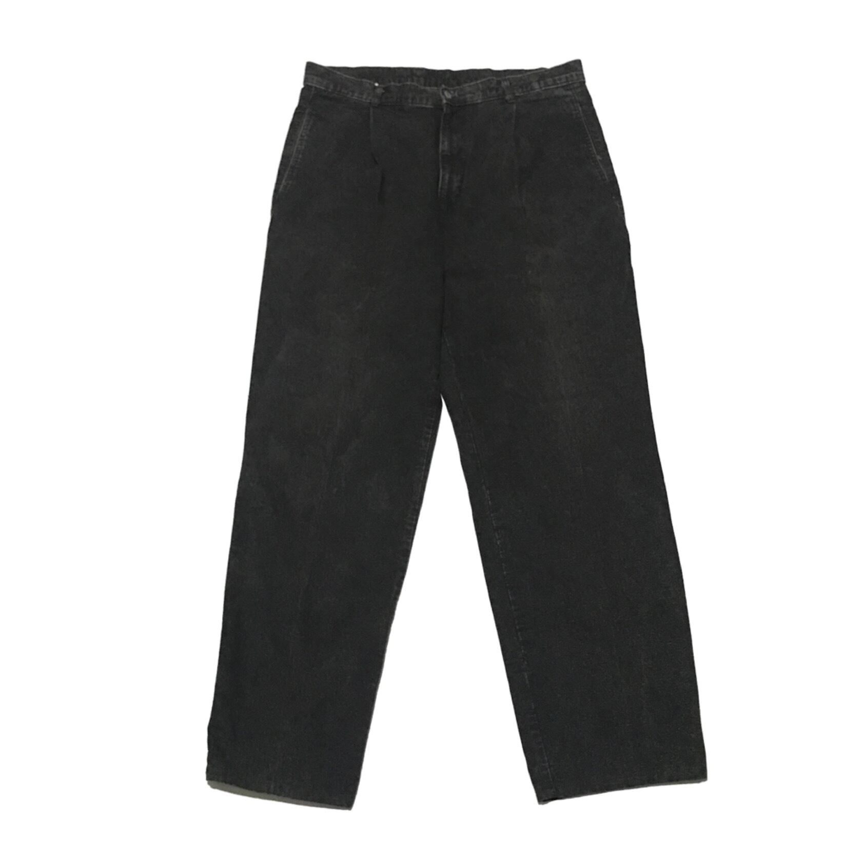 dockers ブラックデニム スラックス 90s 90's DOCKERS デニムスラックス | 古着屋 Boogie