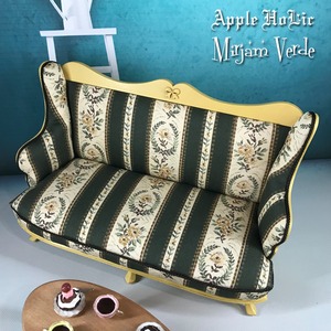 1/6 ドール チェア【Mirjam Varde・ミリヤム ヴェルデ】二人掛け