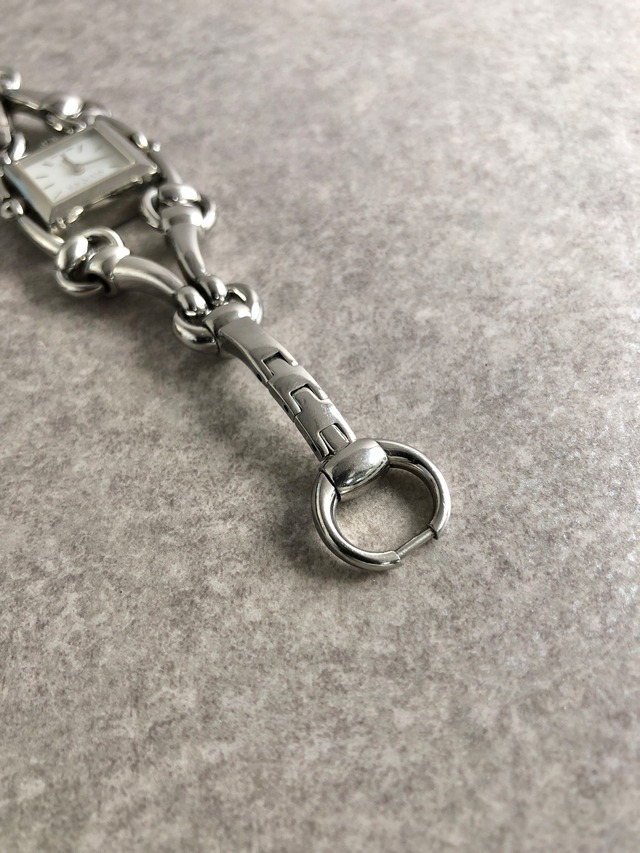 GUCCI グッチ シニョーリア 腕時計 シルバー ステンレススチール クォーツ 116.5 vintage ヴィンテージ オールド ck6cm8