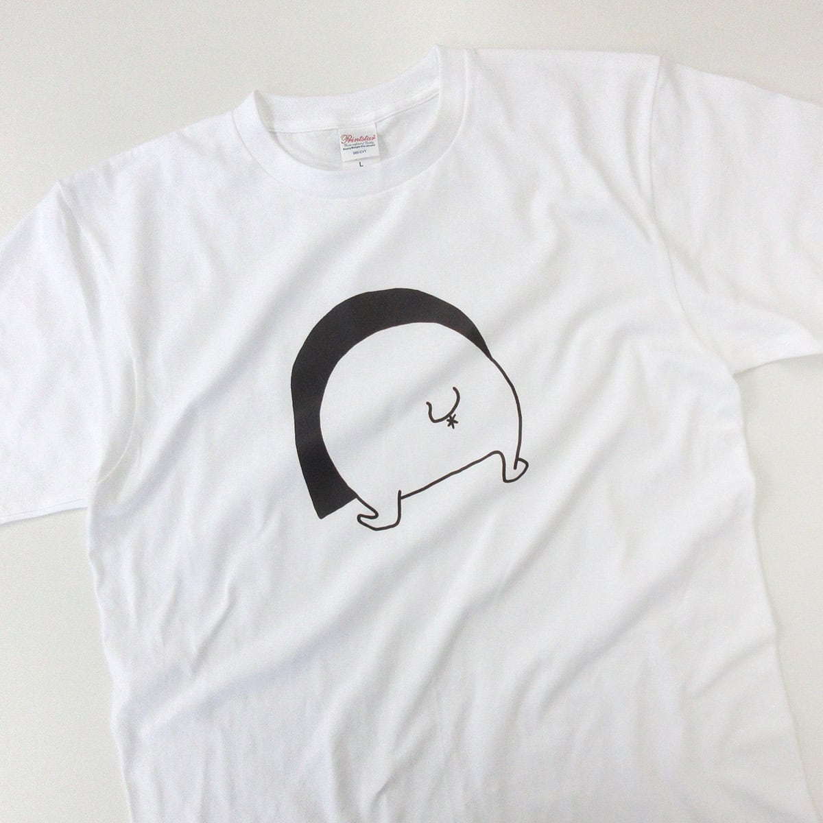 おしり プリプリ フレブル Tシャツ dog68 犬 ブヒ フレンチブルドッグ 服 ゆるい ユニーク イラスト おもしろ Tシャツ