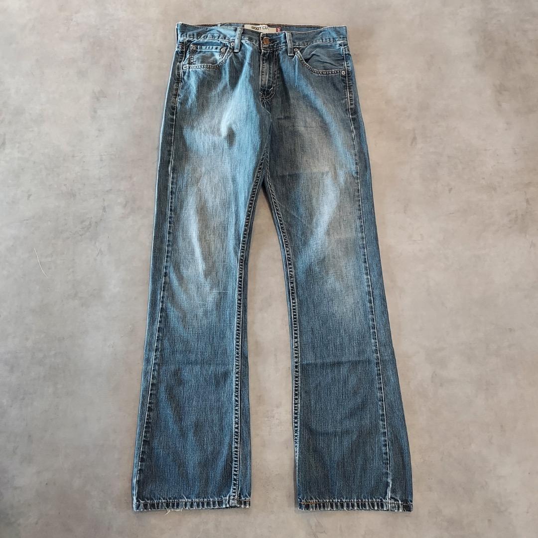 リーバイス527 Levis W30 フレアブーツ 青 古着 ボトム 21683