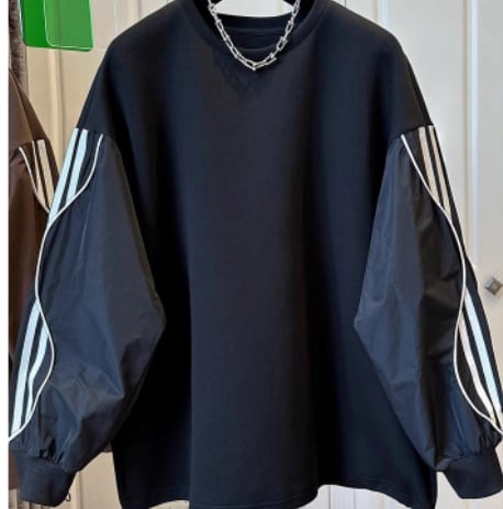 Striped long sleeve sweatshirt(MT1091)