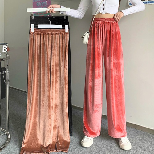 ✞ ♥カワイイ♥ゴールドベルベットソリッド カラーパンツ カジュアル ソリッドカラー ✞ゴスロリ SM ミリ 甘ロリ クラロリ 和ロリ エレガント 黒ロリ 姫ロリ 華ロリ BB-BB19830372164