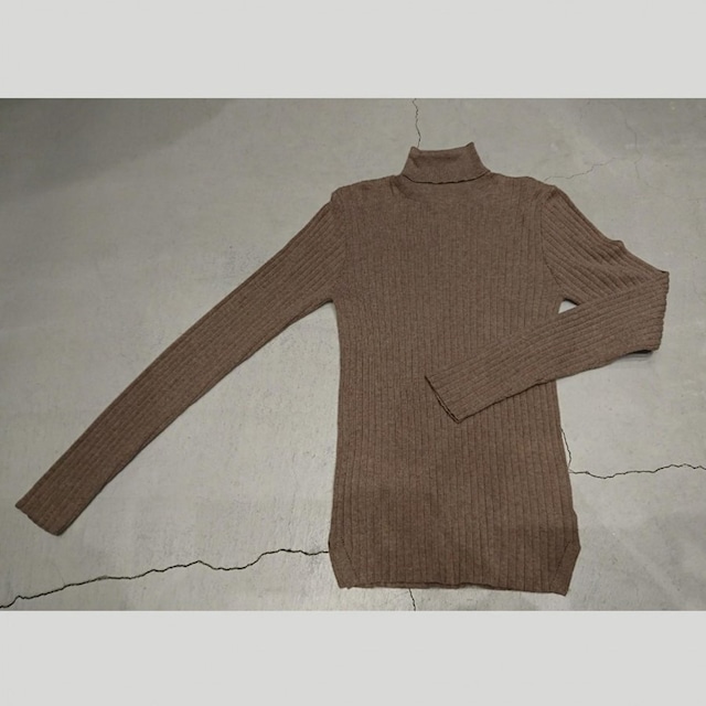 【ベージュ】ニット トップス タートル コットン カシミヤ 長袖 レディース Ｏｄｏｕｒ オウダー Cotton cashmere turtleneck