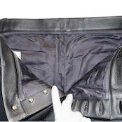 【CHROME HEARTS】クロムハーツ ブラックレザーパンツ