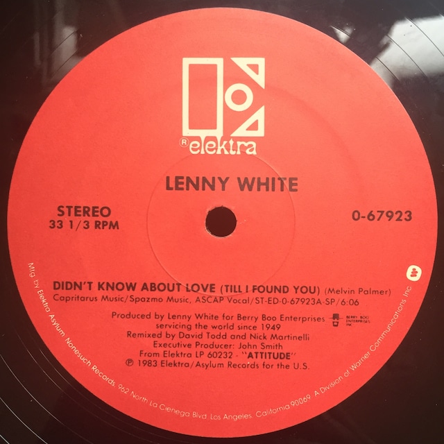 Lenny White ‎– Didn't Know About Love (Till I Found You)