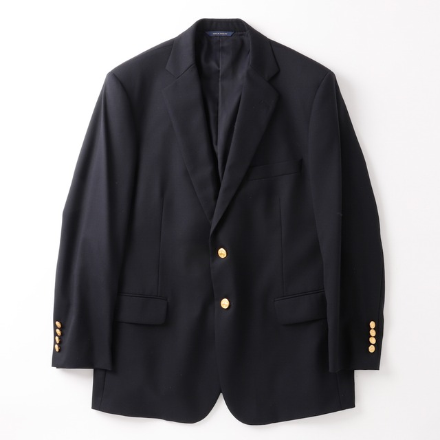 【未使用】BROOKS BROTHERS wool Navy blazer size42 dead stock ／ブルックス ブラザーズ  高級生地 ウール 紺ブレ ネイビー  ジャケット 金ボタン サイズ42  定価約10万