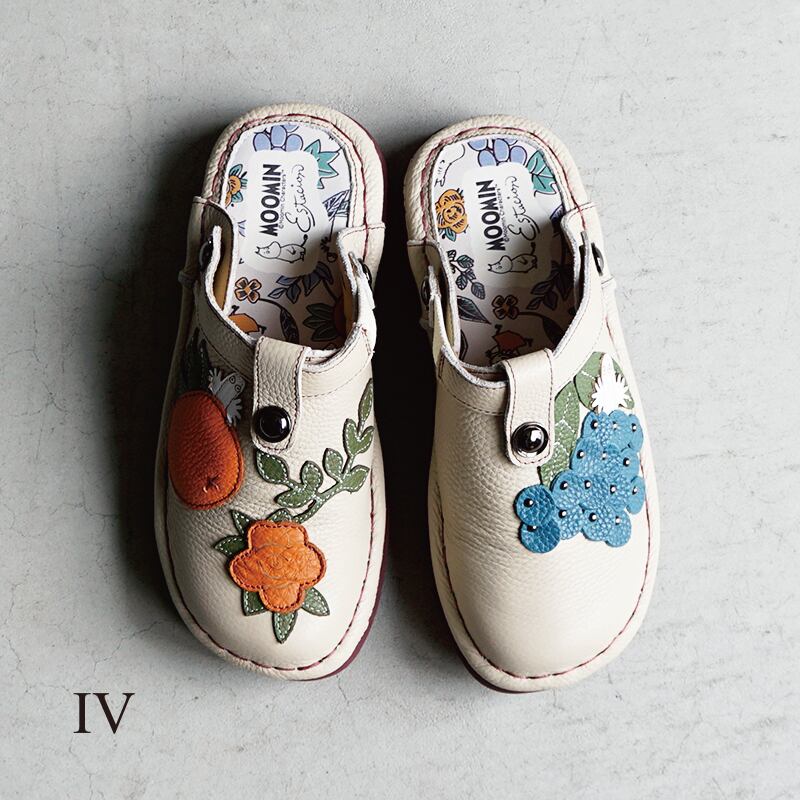 MOOMIN×Estacion ムーミン×エスタシオン ムーミン 2wayレザーサボ
