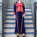 *SPECIAL ITEM* USA VINTAGE VELOUR GOBELIN EMBROIDERY LONG DRESS ONE PIECE/アメリカ古着ゴブラン刺繍ドレスワンピース