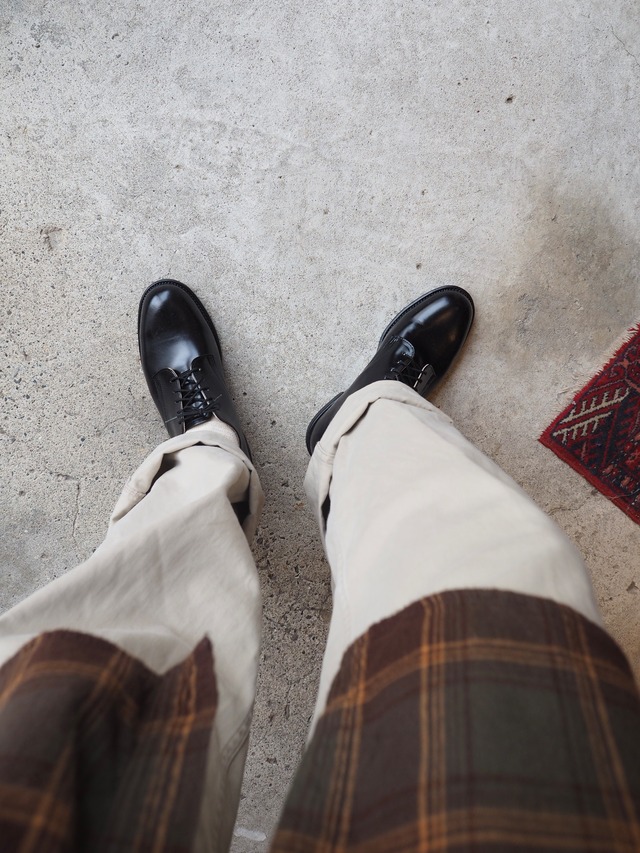 【NOS】6R (24.5~25cm) 1995’s U.S.Navy leather service shoes / Dress Oxford  WOLVERLINE USA製 サービスシューズ ブラック デッドストック