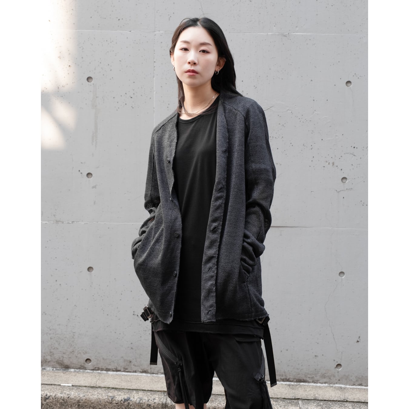 JULIUS 11SS Archiveドレープ ライダース ロング カーディガン JULIUS 11SS Archiveドレープ ライダース ロング カーディガン JULIUS