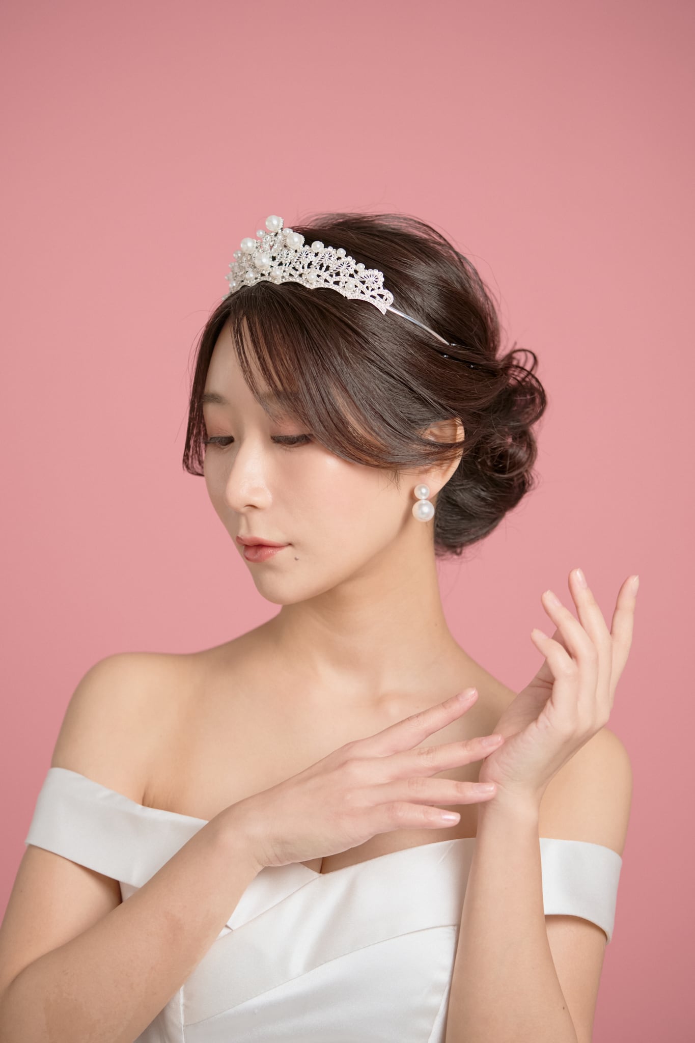 H-153 Pearl Bijouxティアラ | ティアラ・ブライダルアクセサリー専門