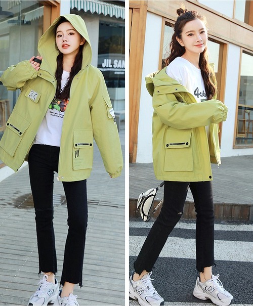 【大きいサイズL-4XL】【春夏新作】ファッション/人気コート♪ブラック/グリーン2色展開◆scoosv-22387