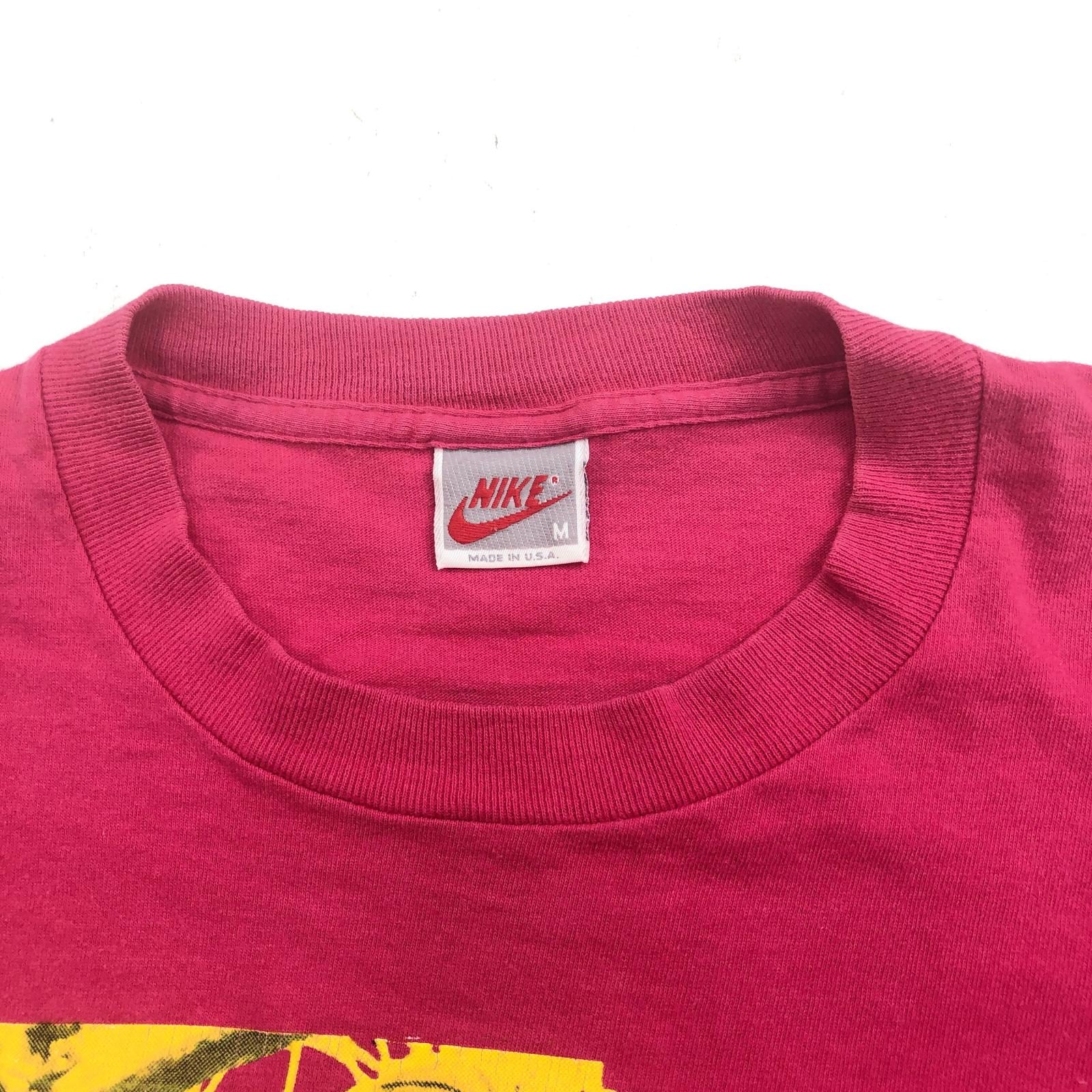 NIKE ナイキ 90年代 USA製 AIR JORDAN 銀タグ スポーツ プリント T