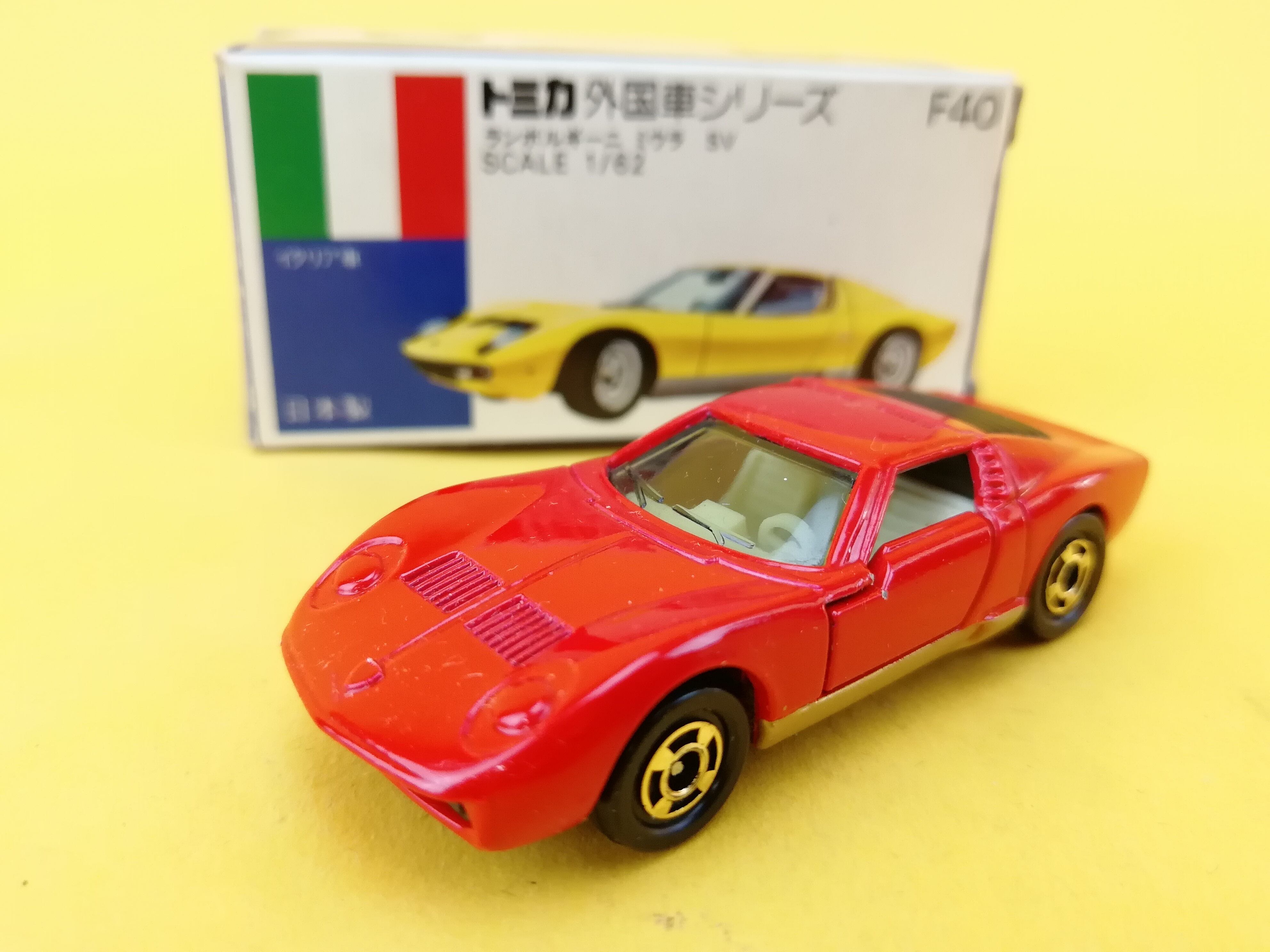 トミカF40 LAMBORGHINI MIURA SV 日本製 TOMICA