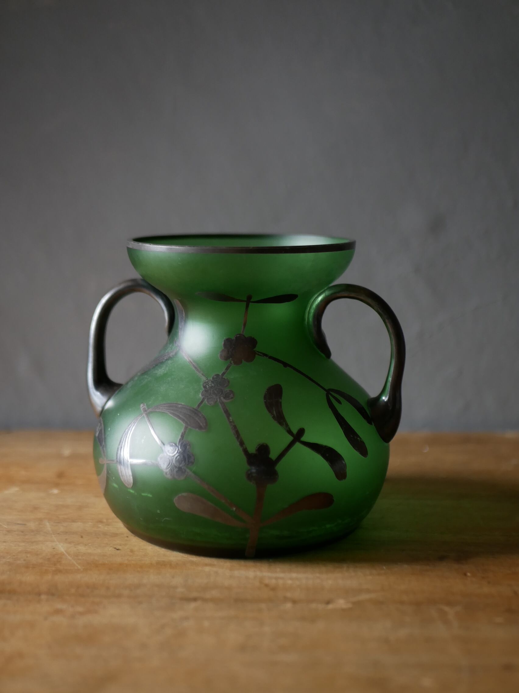 フラワーベース 宿り木 ヤドリギ 花器 フランスアンティーク ブロカントのある暮らし