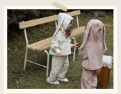 韓国子供服 / 26winter / puella FLO / バニーズフーディー / キッズ / 冬服 *90~140*