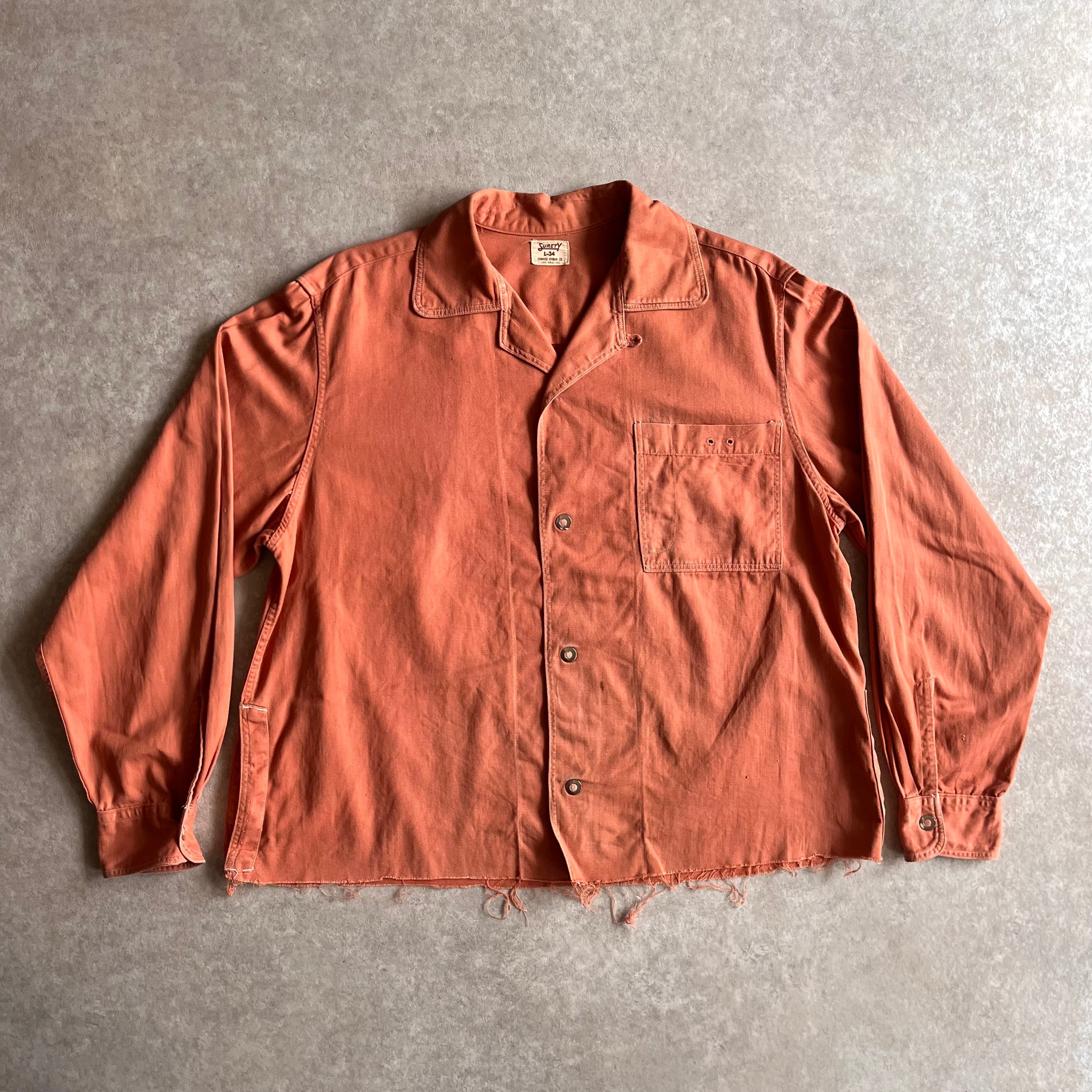 1980s SURETY Cut Shop Coat L G689