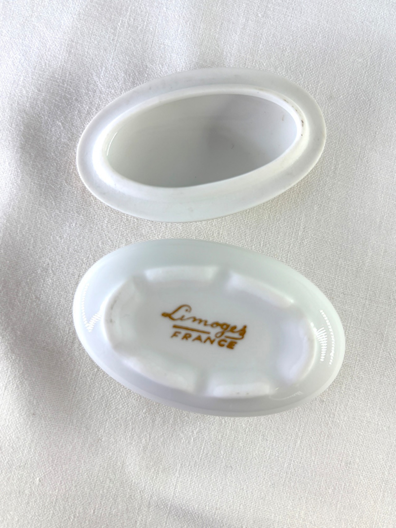 小物入れ　陶器オーバル型　ぶどう　トリンケットボックス　12oten4-2