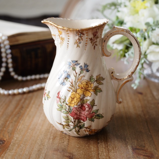 Sarreguemines Louis XV｜サルグミンヌ ルイ15世 花柄 クリーマー
