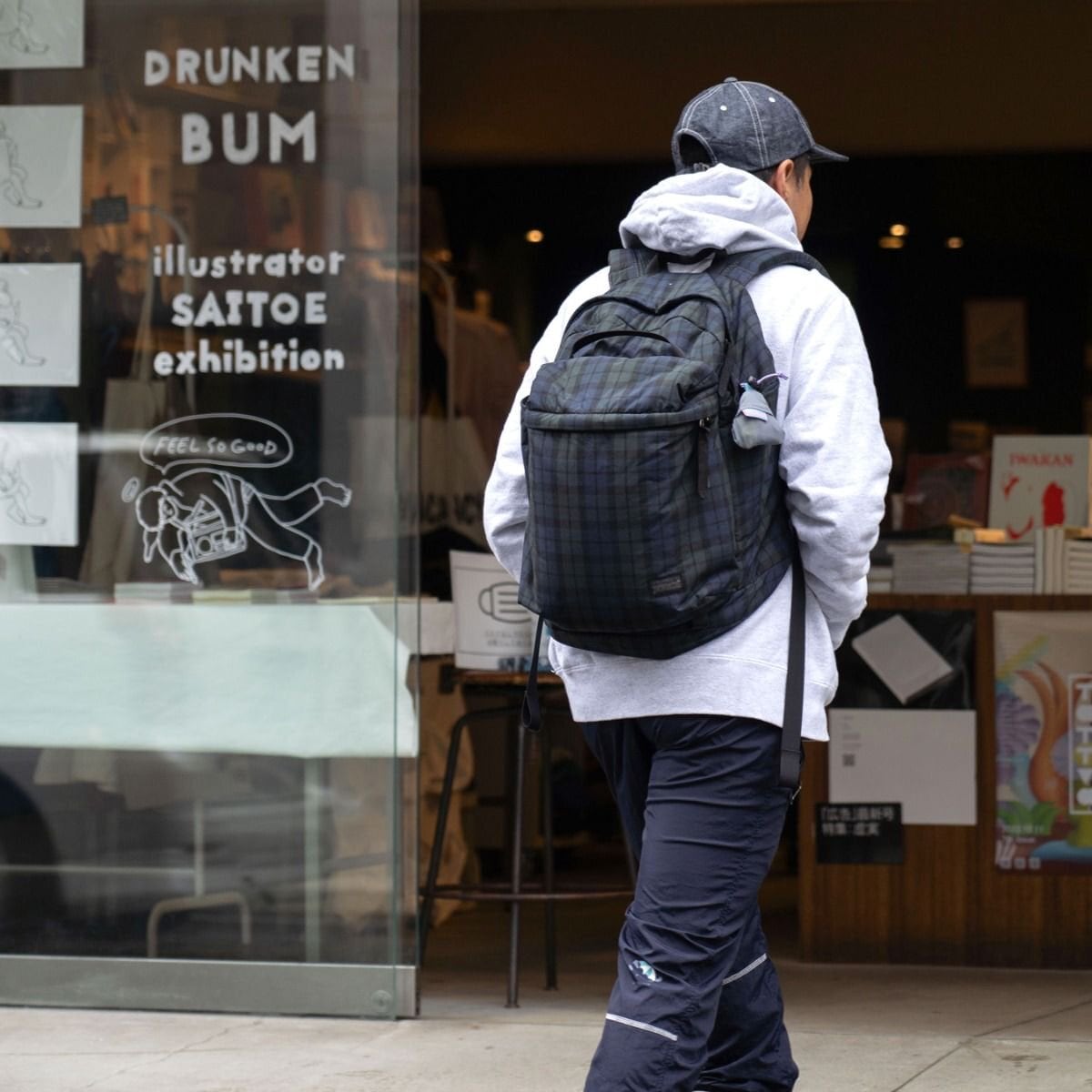 【BLUE LUG】The Day Pack (Padding Rip Black) | Humhumhug