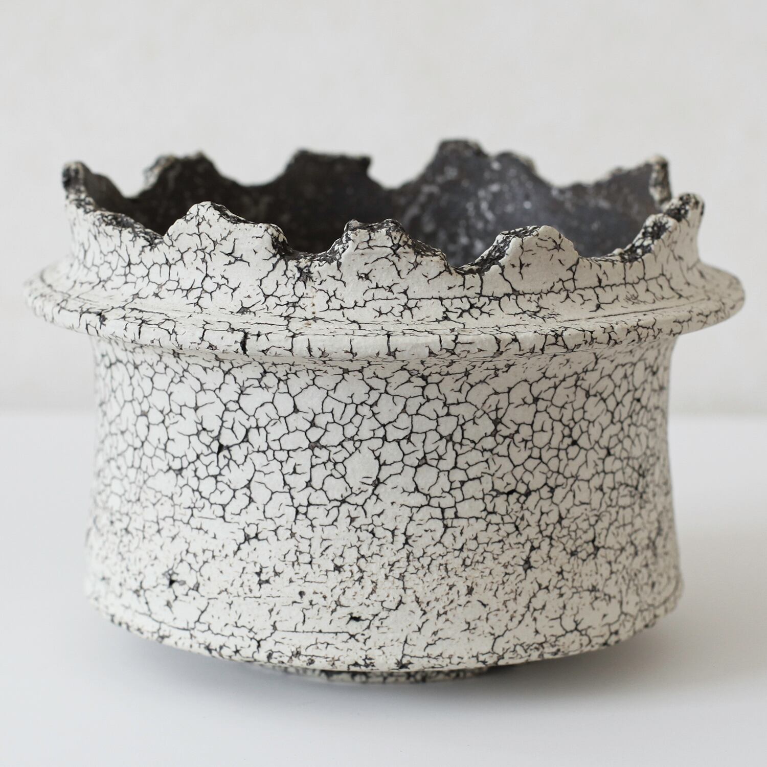 -罅化粧- Cylinder Pot(中根楽) ※Large No,005