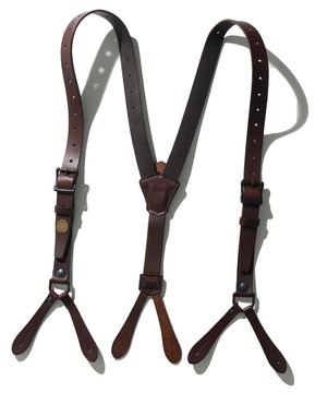 LEATHER SUSPENDERS レザー サスペンダー GS2629998