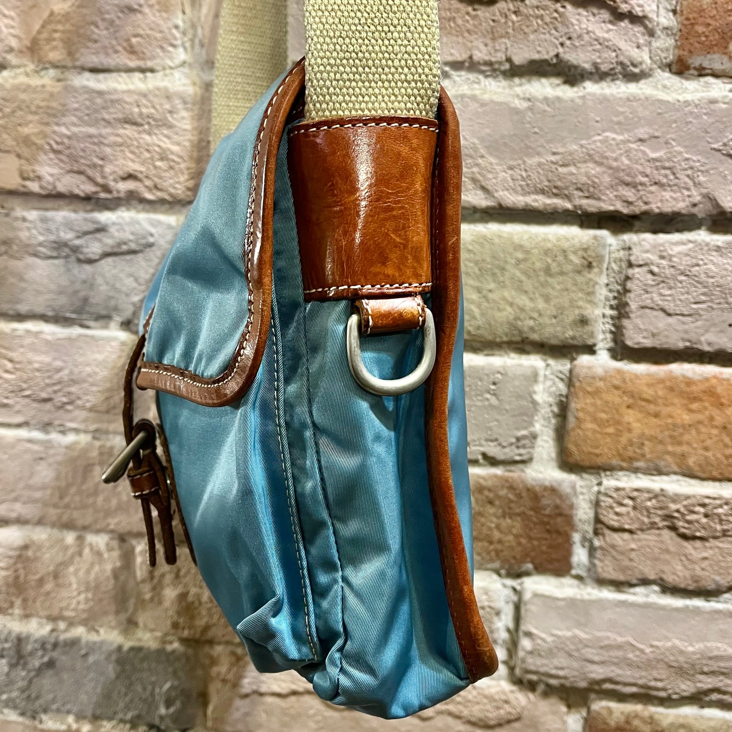 felisi “square mini shoulder bag” フェリージ イタリア製 ナイロンミニショルダーバッグ