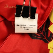 フラダンス 衣装 ALOHA STANDARDS アロハスタンダード ワンピース ドレス レッド系 ティアレ柄 ラウアエ柄 キャミソールドレス ハワイアンプリント ハワイアン アロハ フラ ダンス ハワイアンダンス 赤 黄 黒 イエロー系 ブラック系 華やか 鮮やか かわいい おしゃれ 大人っぽい