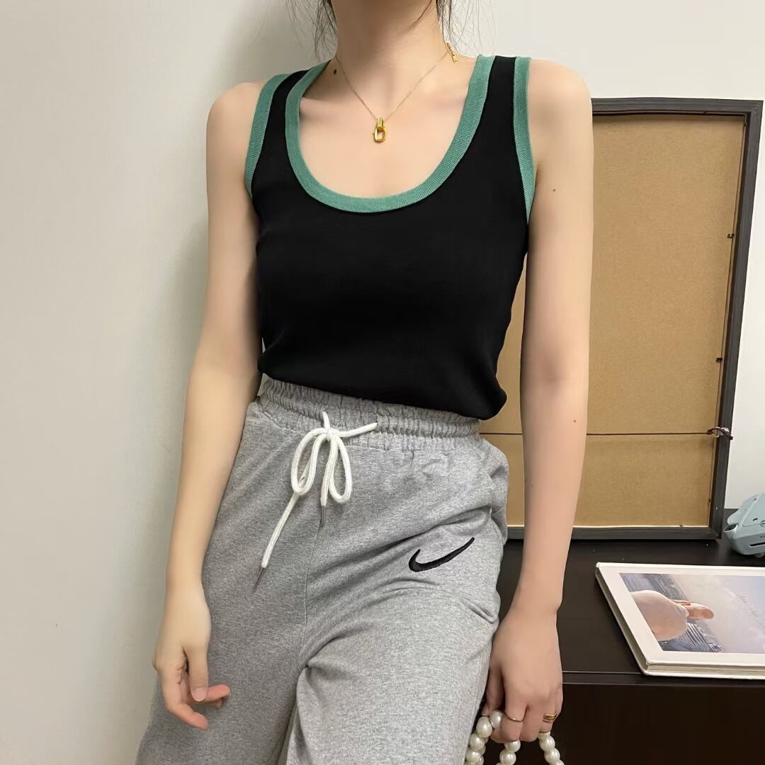 配色タンクトップ　AJ1050-7762