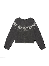 Papillon Motif Knit Cardigan F0838