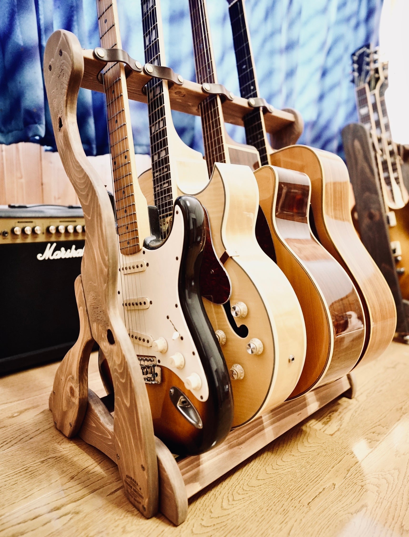 ギター・ベーススタンド | 手作り木工 レスポーラー夢工房