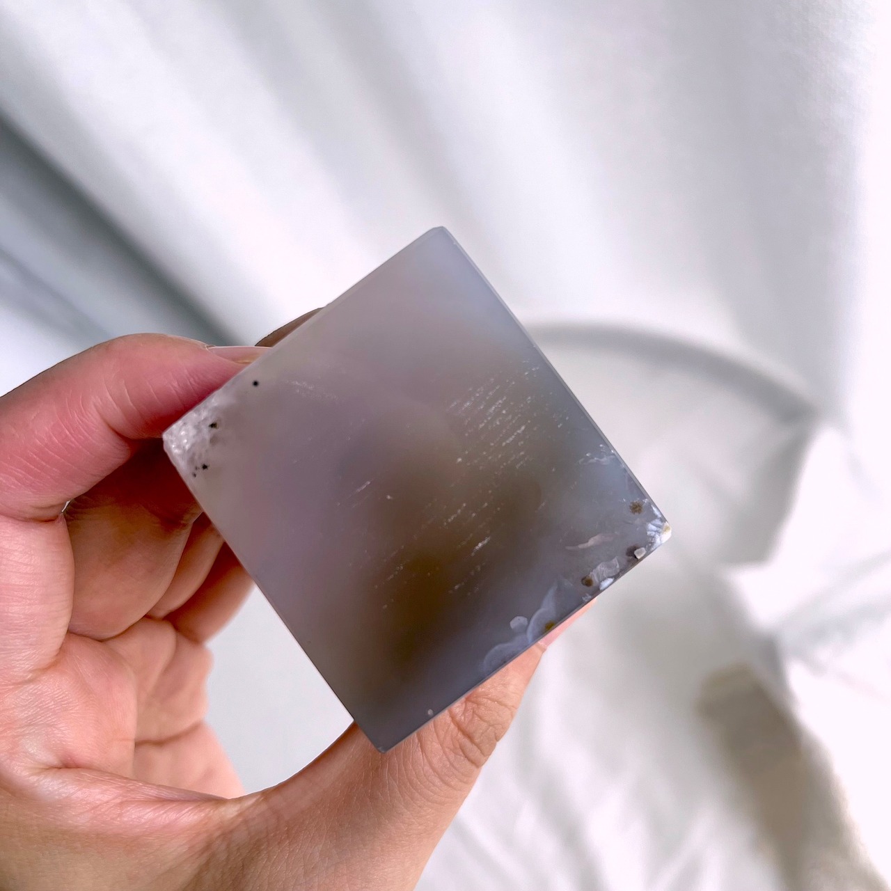 ドゥルージーアゲート＊オベリスク＊250814＊天然石＊置き物＊インテリアストーン