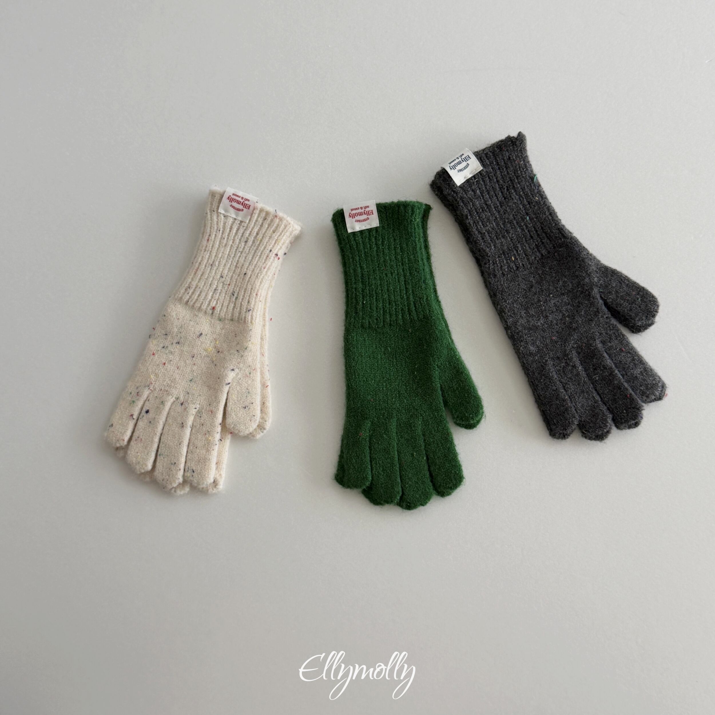 elline knit gloves【ELLYMOLLY】※11月下旬〜12月上旬発送予定