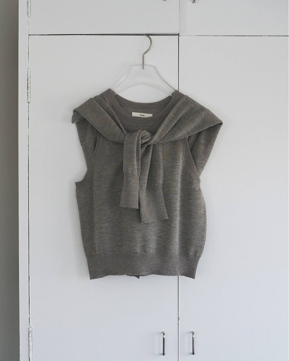 anuke 】Highgauge Sheer Cardigan | valance 福井｜レディース