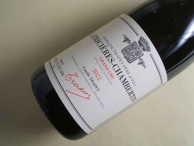 特級　ラトリシエール・シャンベルタン　2022年　トラペ