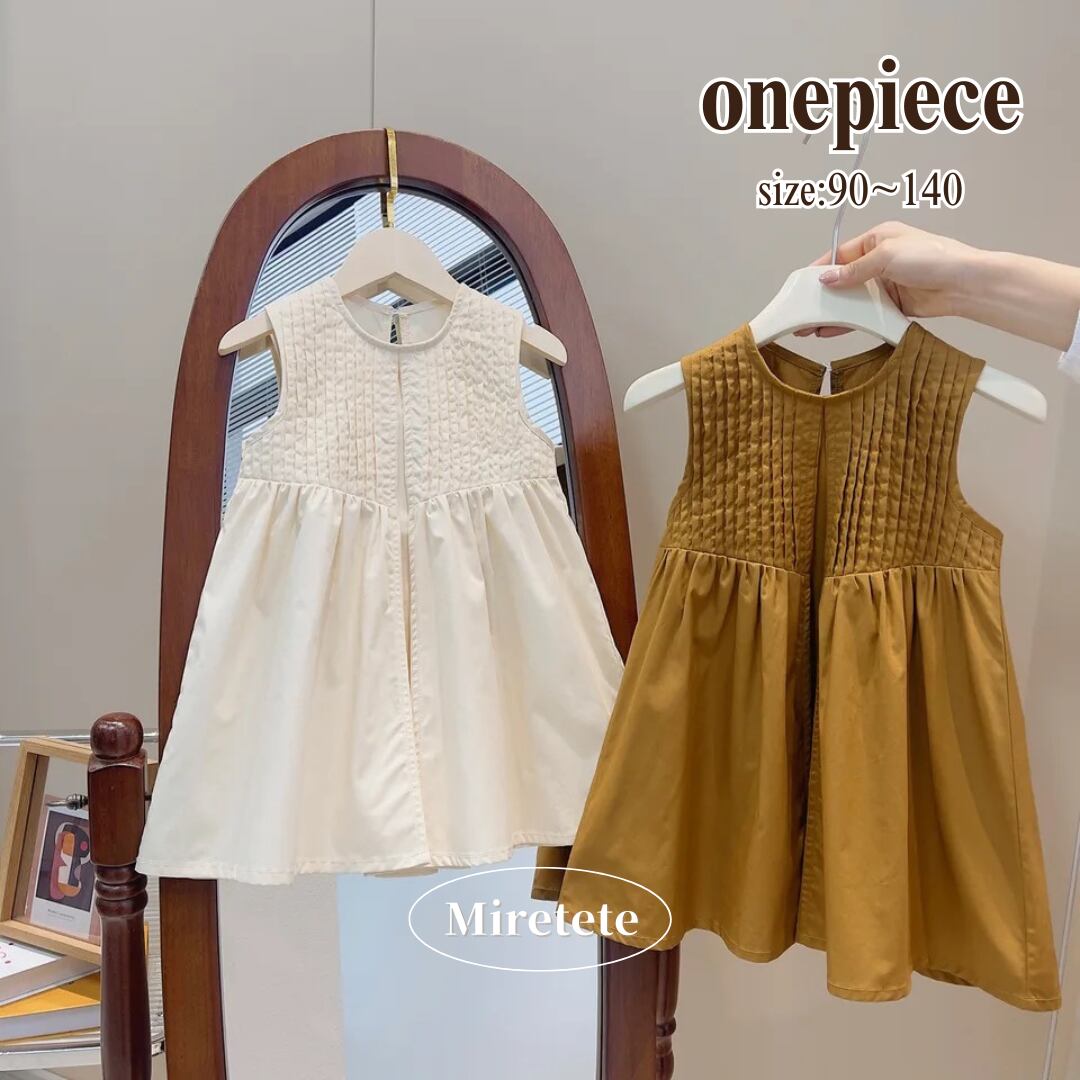 【取寄】着回しに最適なノースリーブワンピース