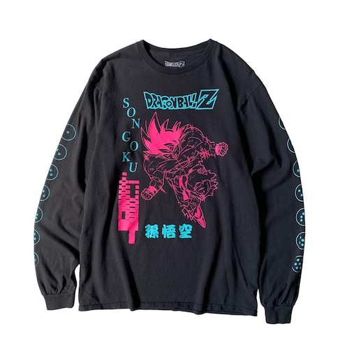 “00s DRAGONBALL Z” 孫悟空 print long sleeve