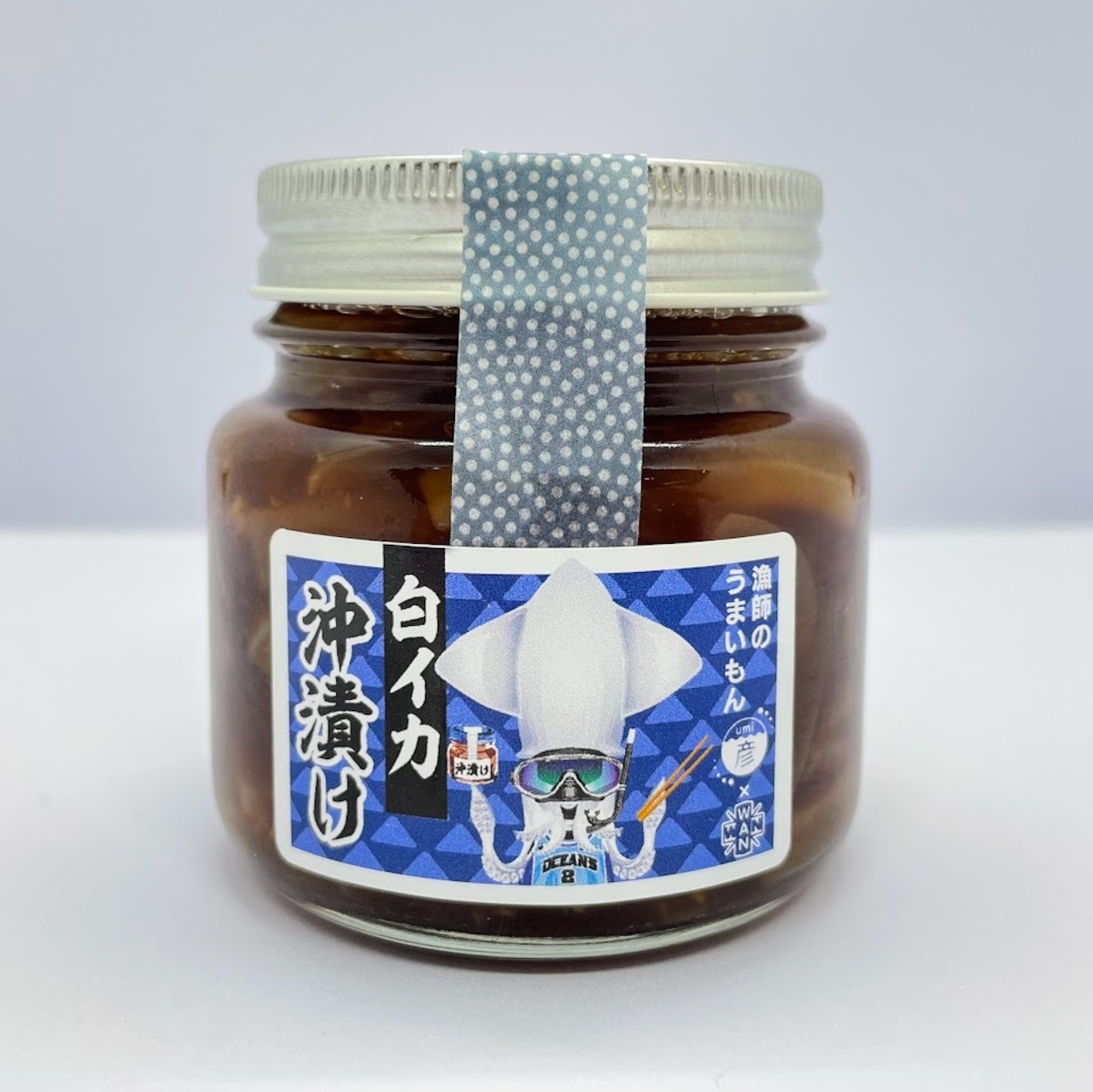 [WANコラボ]白イカ(ケンサキイカ)の沖漬け150g！谷口大智選手×島根の漁師の逸品コラボ