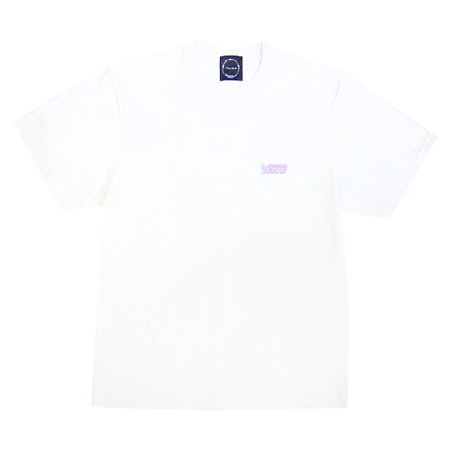 【Crux.exe × 柊みゅう】SMOKE LOGO TEE - WHITE