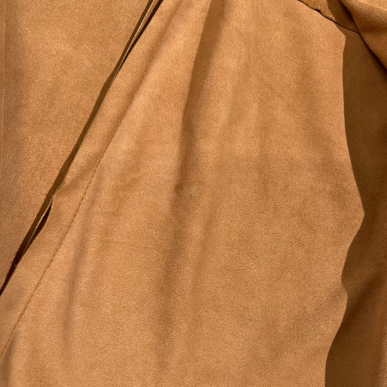 MADISKIN マディスキン レザー スエード 長袖 シャツ ジャケット S/ベージュ ブラウン系 メンズ