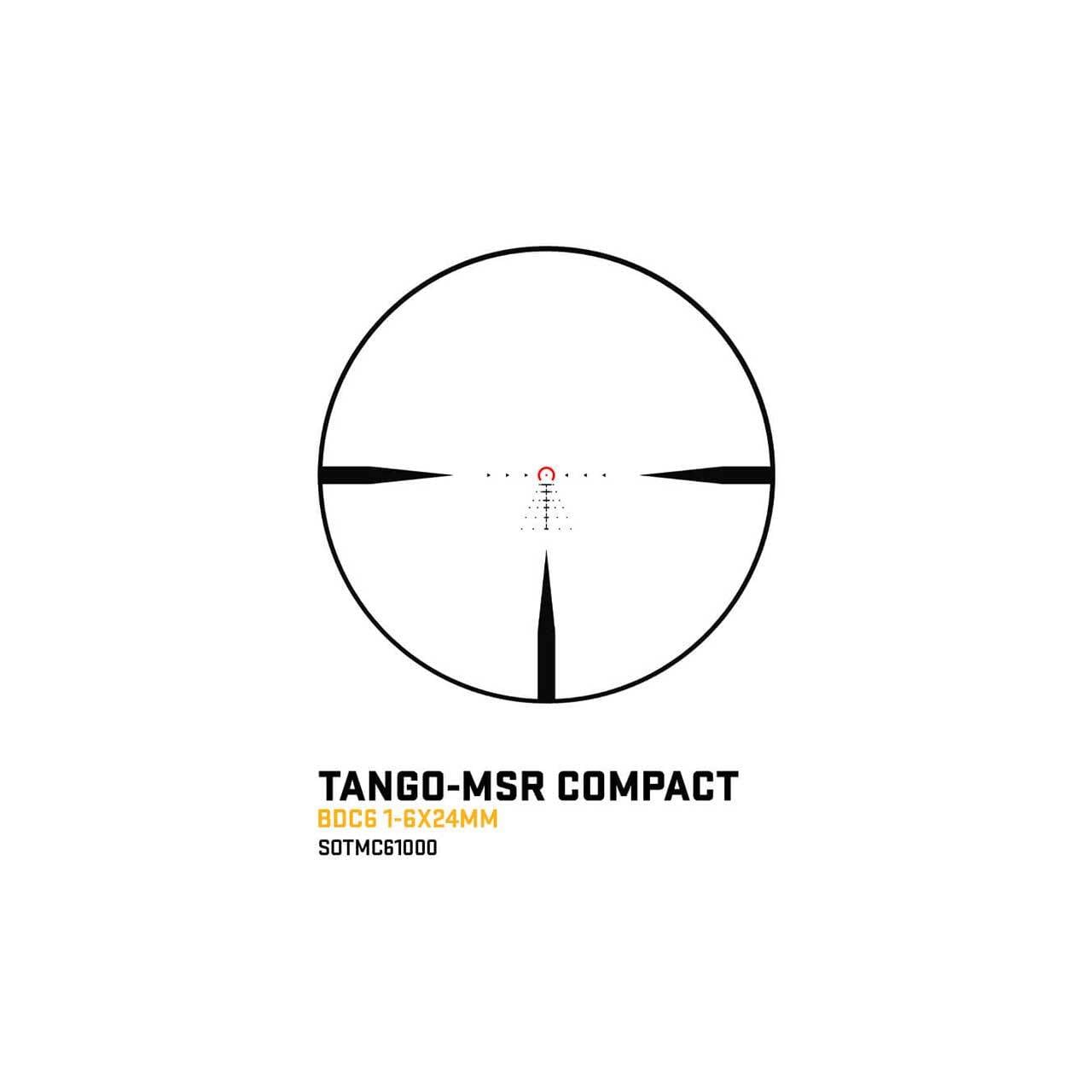 SIG SAUER TANGO-MSR コンパクトスコープ 1-6X24mm 30mmチューブ SFP