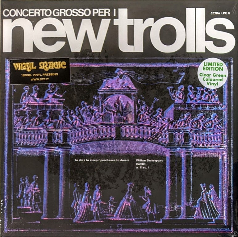 New Trolls ニュー・トロルス Concerto Grosso Per I New Trolls  限定再発クリアー・グリーン・カラー・アナログ・レコード Music Finders