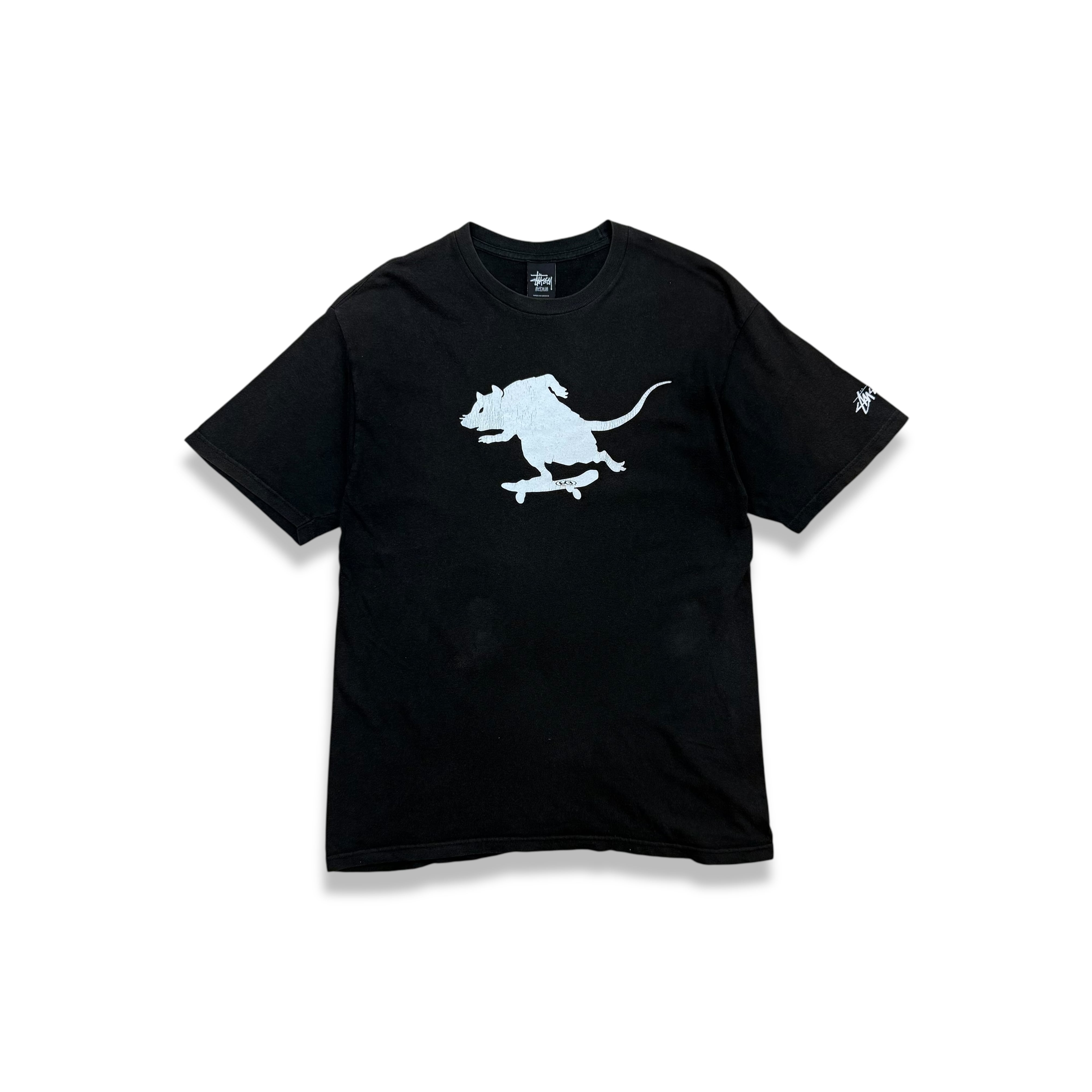 10s stussy Rat Skateboarding graphic tee | MARKET