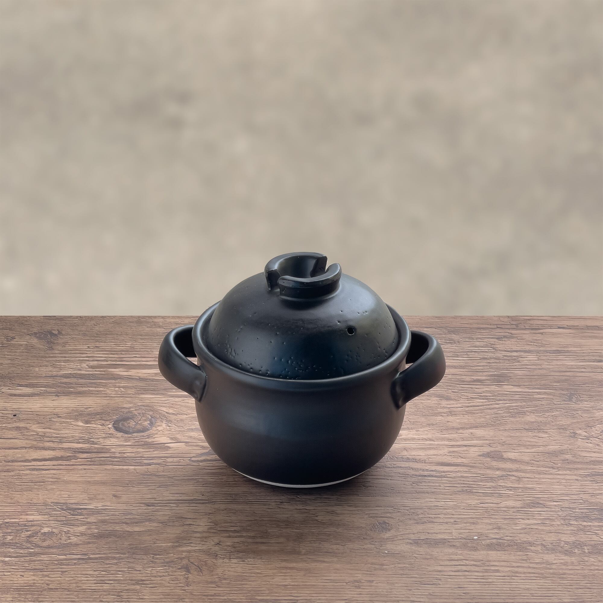 ☆新品未使用☆ IH対応 マジカル土鍋（オーシン商事） IH対応】マジカルごはん炊き 黒しずく 3合 | IH土鍋のオーシン