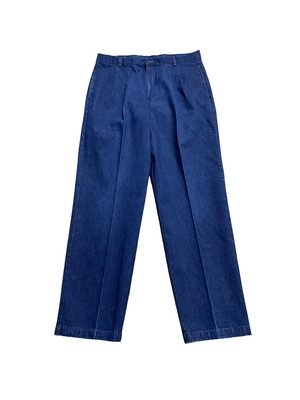 1990's dockers khakis 2tuck denim slacks デニム スラックス ドッカーズ 2タック W36 古着 ワーク 1394