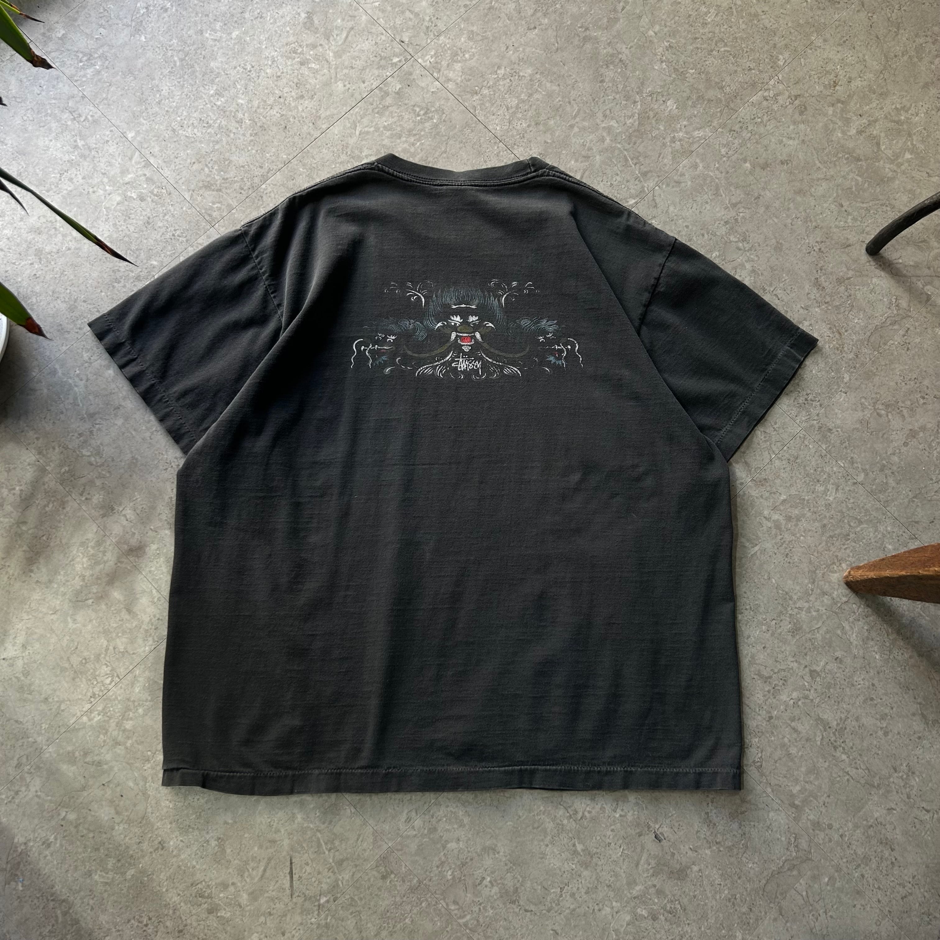 90s bootleg STUSSY " dragon " T-shirt【仙台店】