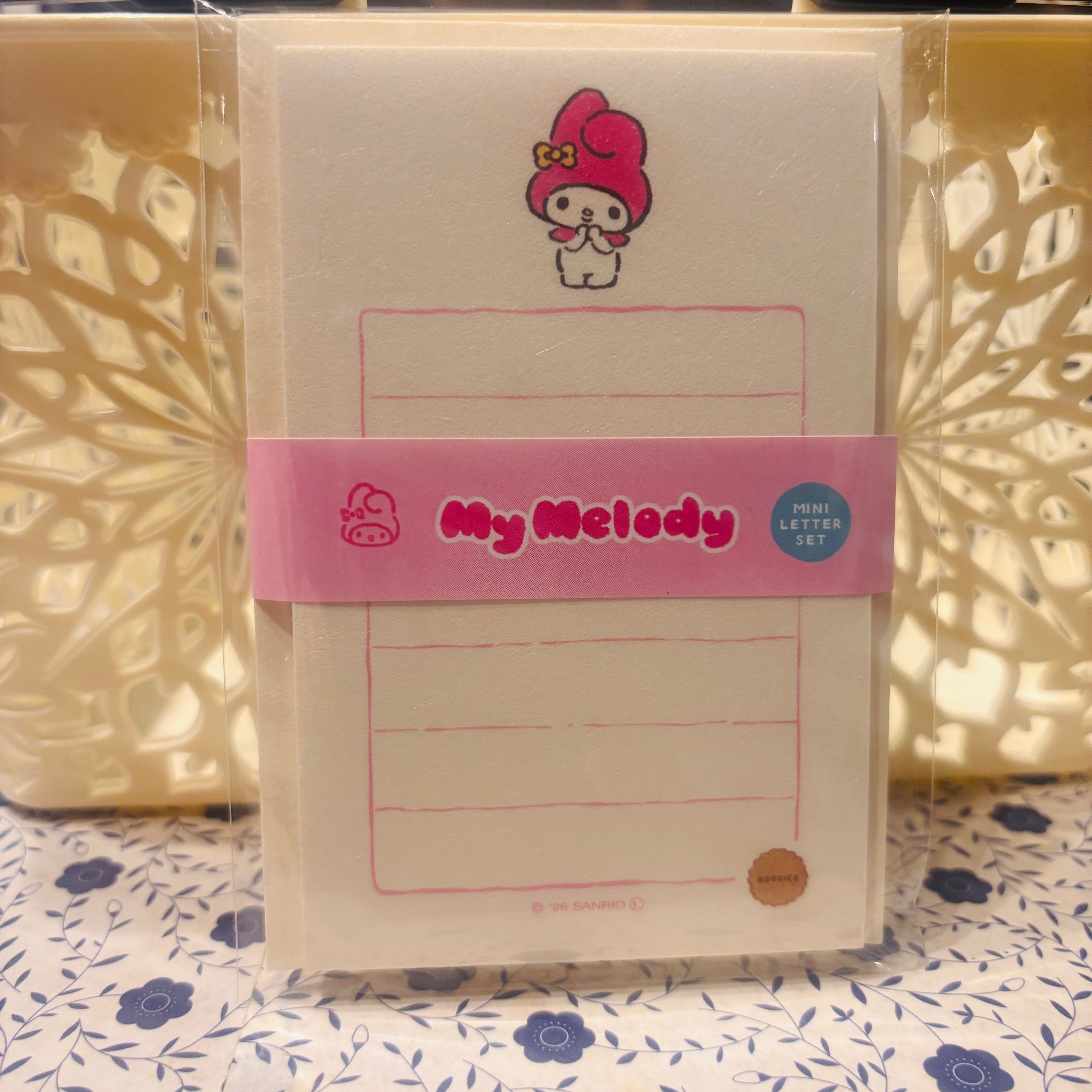 サンリオ×古川紙工 マイメロディ・おやつ ミニレターセット CA06